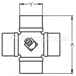 Cruceta G4/S4 27x47.6 Bondioli Pavesi