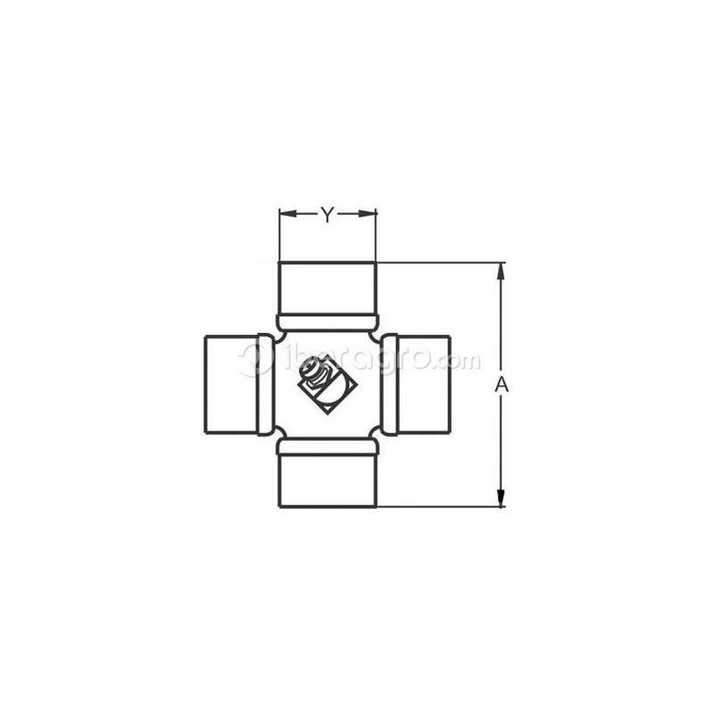 Cruceta G4/S4 27x47.6 Bondioli Pavesi