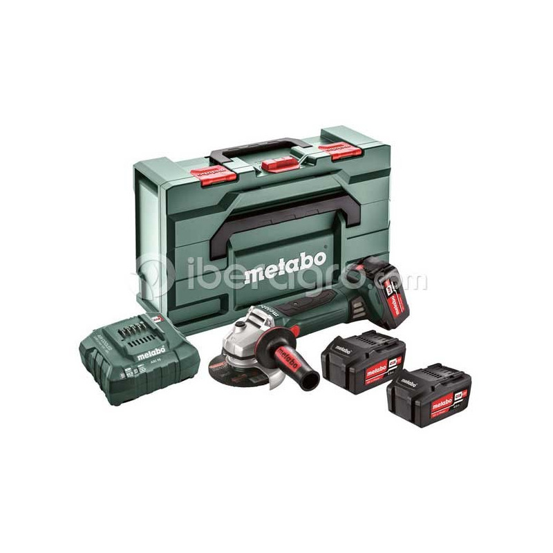 Amoladora angular Metabo W 18 LTX 125 Quick