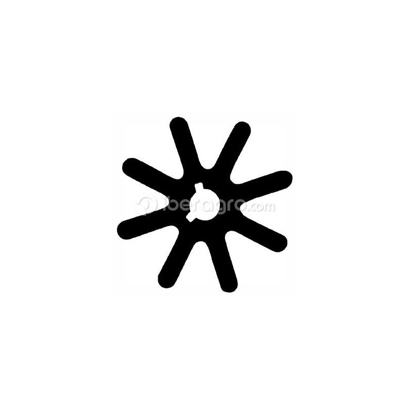 Goma estrella peladora almendra RVE-007