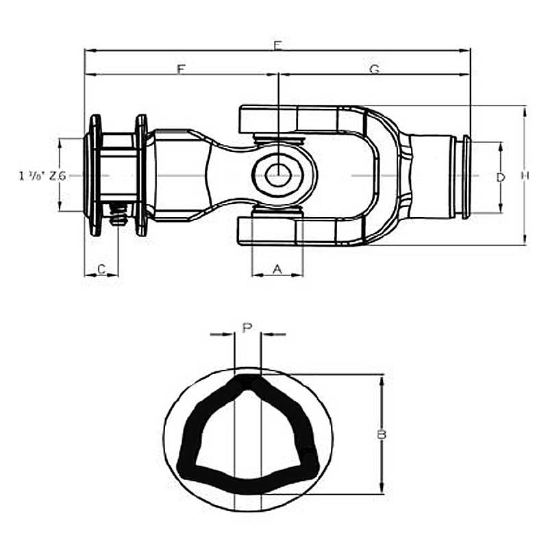 Nudo transmisión cardan La Magdalena 19.1-11