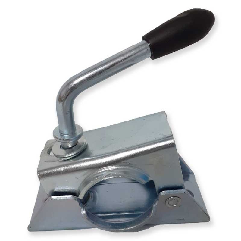 Abrazadera rueda jockey de 48 mm