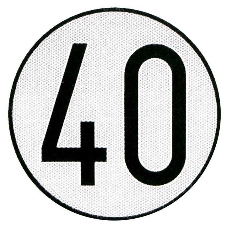 Disco limitación velocidad 40 Km/h
