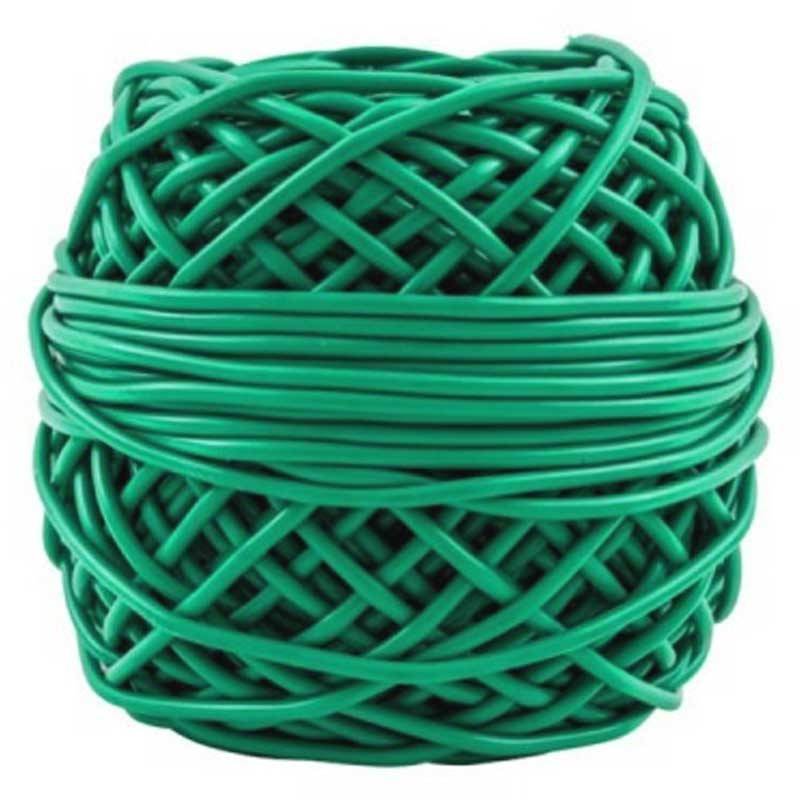 Macarrón ovillo PVC verde 3,5 mm verde