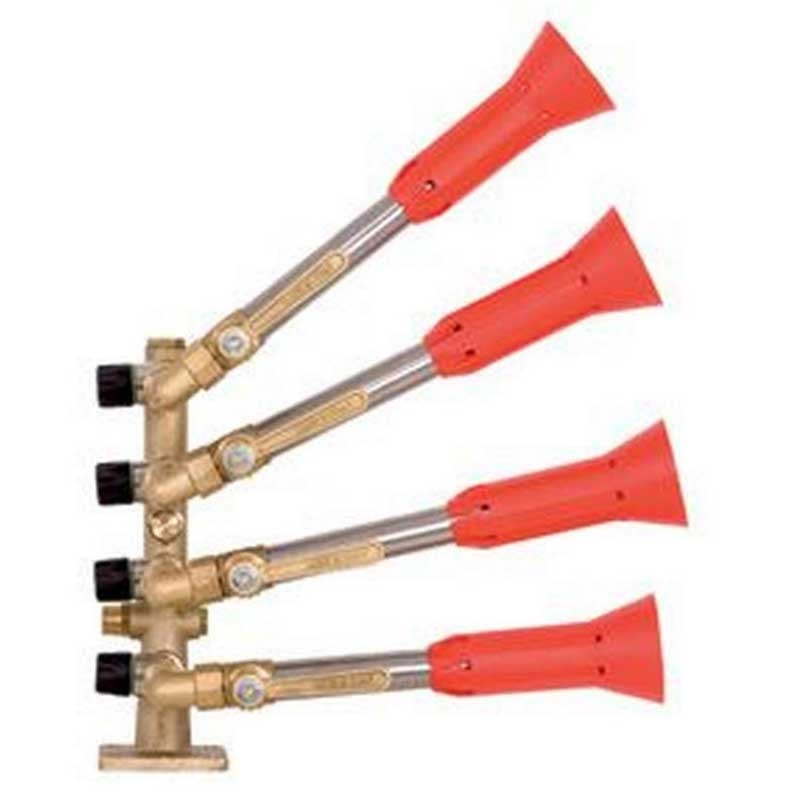 Columna 3 salidas M-2015 con pulverizadores y antigota