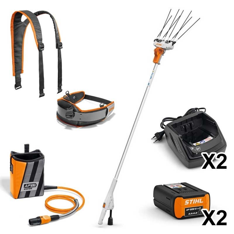 Vareador STIHL SPA 130 + SC2 + Cable + Arnés + 2x AL 101 + 2x AP 500