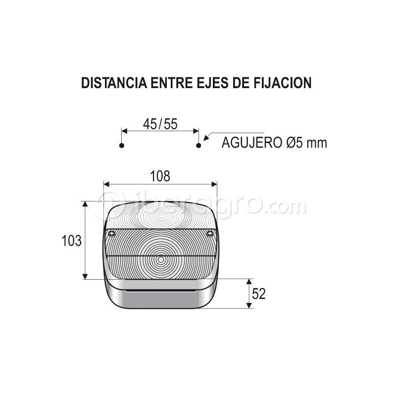 Piloto trasero 4 funciones