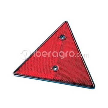 Triángulo rojo reflectante