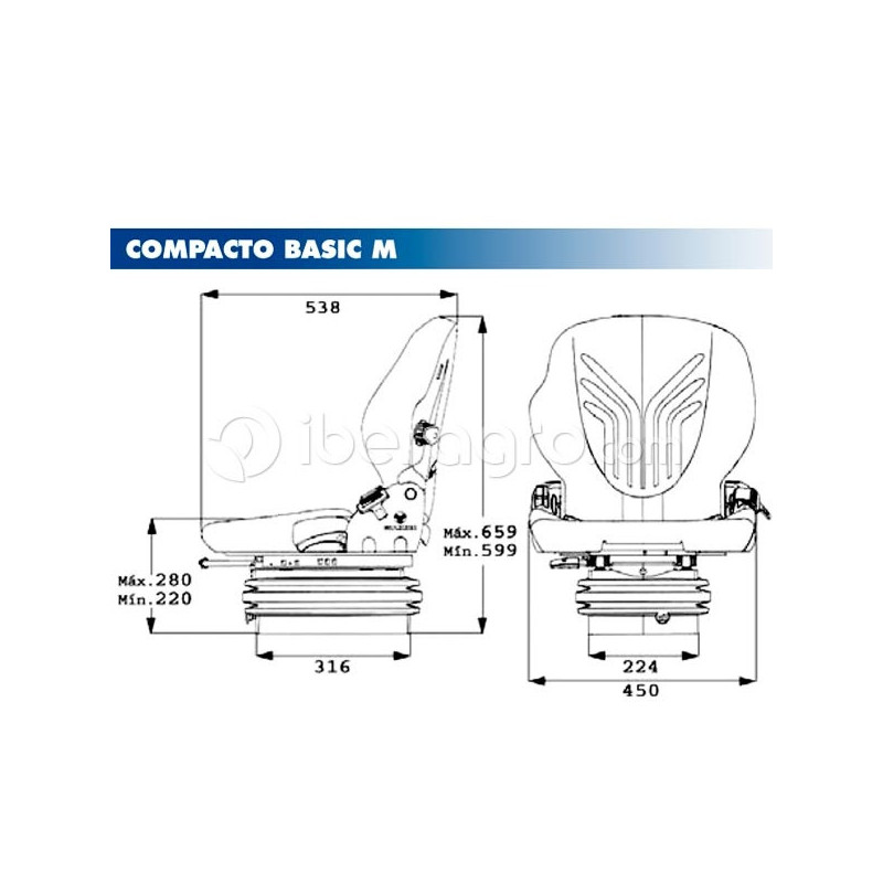 Asiento Grammer Compacto Basic M