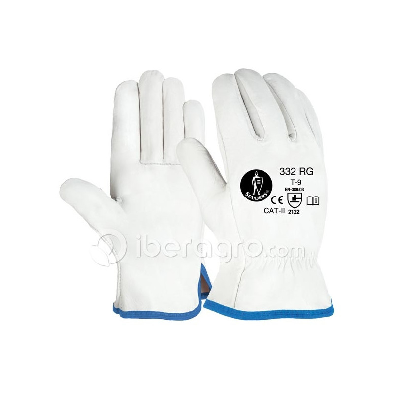 Guantes piel flor vacuno Jomiba